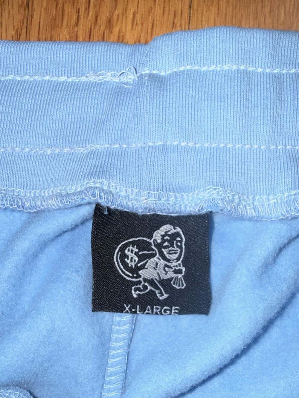 The Hustlers Prosper Sweatpants Size XL Light Blue Streetwear - Picture 6 of 11